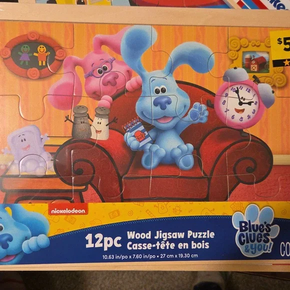 4 Little Tikes Wooden Puzzles - Picture 3 of 6